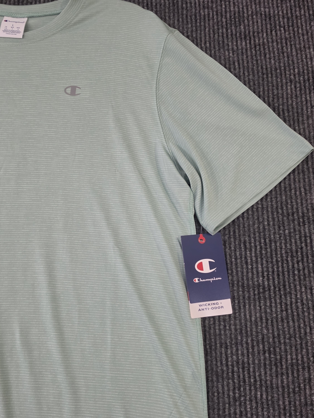 NWT Champion Mint Green Short Sleeve Athletic Tee - Picture 2 of 4